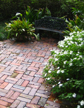 Brick patio